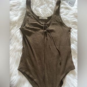 Zara sage green collections season bodysuit